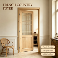 Porte intérieure rustique en pin massif, porte en bois brut pour la décoration intérieure de chambre de ferme