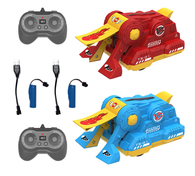 New Model Ejection Remote Control Bumper Car Double Battle Charger 4-Channel Indoor-Outdoor Educational Racing Toy for