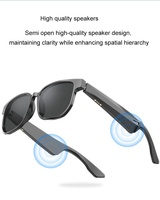 Lunettes de soleil polarisées sans fil intelligentes de style designer 2025 en TR90 avec protection UV pour la conduite et le sport unisexe