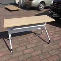 Bureau mobile moderne Table de formation pliante multifonctionnelle avec fonction extensible Table de conférence pliante à épissage