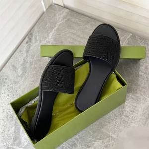 Sandalias planas de verano con pedrería y punta abierta para mujer - Product Image 2
