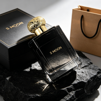 Flacon de parfum en verre transparent carré de luxe vide 30ml 50ml 100ml avec atomiseur à fine brume et capuchon noir, emballage personnalisé