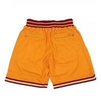 Vente en gros Short de basket-ball pour homme en maille de polyester Short de basket-ball vierge de haute qualité avec broderie personnalisée