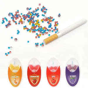 Customizable wholesale food grade burst capsule fruit flavored cigarette beads for smoking