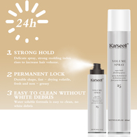 Karseell – Spray capillaire biologique de 100ml, Spray de voyage à tenue personnalisée, taille 1.5oz