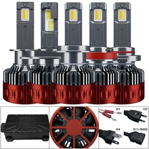 Phares de voiture à LED 6000K A83 H7 H1 9005 9006 H11 H4, éclairage automobile, couleur blanche et jaune - Product Image 3