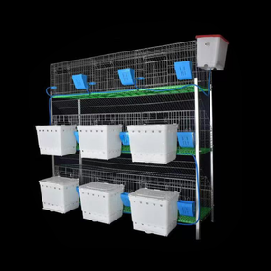 Gaiolas <span class=keywords><strong>Rabit</strong></span> internas galvanizadas por mergulho quente com caixa suspensa Gaiolas para coelhos que economizam trabalho na fazenda do Quênia - Product Image 6