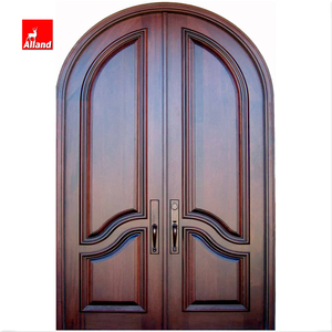 Puerta Principal Doble <span class=keywords><strong>de</strong></span> Madera Maciza <span class=keywords><strong>de</strong></span> Caoba <span class=keywords><strong>para</strong></span> <span class=keywords><strong>Diseño</strong></span> Exterior <span class=keywords><strong>de</strong></span> Edificios Residenciales - Product Image 3