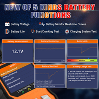 Escáner de Automóviles OBDII/EOBD Multi-idioma HC368, Detector de Motor OBD2, Lector de Códigos, Analizador de Fallas, Herramientas de Diagnóstico Automotriz