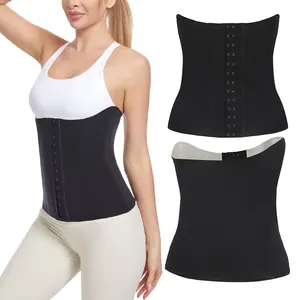 Di alta qualità corsetto clessidra vita anca Cinchers regolabile 3 ganci per le donne di controllo della pancia 6 in acciaio ossa di allungamento sottile