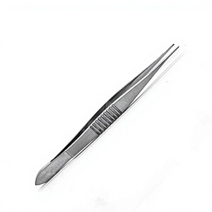Pinzas Oftálmicas Rectas Dentadas de Fijación Pequeñas de Acero Inoxidable para Cirugía Ocular, Retina, Córnea, Cataratas, de SurgiRight - Product Image 1