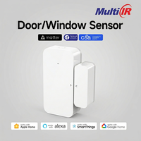 Sistema de Seguridad Inteligente para el Hogar, Sensor Magnético Inalámbrico para Puertas y Ventanas, Detector de Apertura y Cierre, Alerta en Tiempo Real a través de Aplicación
