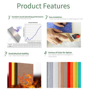 Paneles acústicos <span class=keywords><strong>de</strong></span> fieltro <span class=keywords><strong>de</strong></span> PET caseros, paneles <span class=keywords><strong>de</strong></span> pared <span class=keywords><strong>de</strong></span> espuma insonorizada, paneles <span class=keywords><strong>de</strong></span> pared amortiguadores <span class=keywords><strong>de</strong></span> <span class=keywords><strong>sonido</strong></span> - Product Image 2