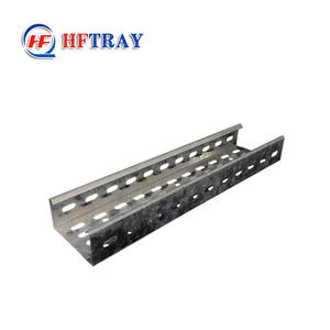 รางเคเบิลแบบมีรูระบายอากาศชุบกัลวาไนซ์กันสนิมคุณภาพสูง ขนาด 50 มม. รับน้ำหนักได้สูงสุด 216 กก. สำหรับงานวางสายเคเบิลกลางแจ้งในงานก่อสร้าง - Product Image 2