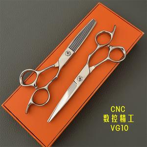 Ciseaux à cheveux Vg10 6 pouces, ciseaux à effiler en acier inoxydable, pour droitiers, usage beauté, entièrement fabriqués par CNC - Product Image 5