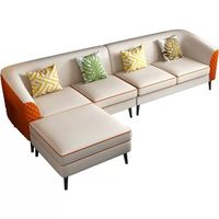 Salon modulaire au design moderne ensemble de canapés 321 places meubles de maison villa italienne de luxe sofa sectionnel en cuir