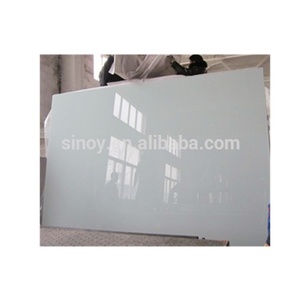 Jumbo Size RAL 9010 Soft White Back Painted Glass ( Opaque White Glass) , White Lacquered Glass, for Interior Applications - Product Image 1