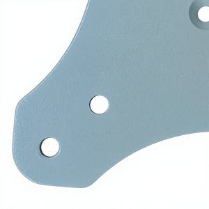 Plaque de support en acier CNC sur mesure, revêtement poudré, base de montage pour équipement de présentation de machines, applications industrielles 300x200x20mm - Product Image 1