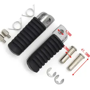 Xe Máy Front Footrest Foot PEGs Đối Với Kawasaki ZG1400 GTR1400 Concours 14 ZX1400 ZZR1400 Ninja ZX14R ZX14 ZX1200 ZZR1200 ZX12R