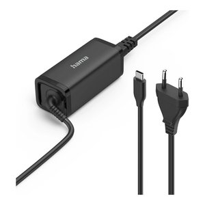 Hama Universal USB Type-C 65W GaN <b>Power</b> <b>Adapter</b> For Laptops And Devices - Product Image 1