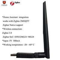 Zigbee 2MQTT Home Assistant Open HAB Zigbee 3.0 USB Dongle Plus Stick Universal Zigbee Gateway Hub con Antena
