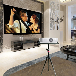 Metal Projektör Hareketli <span class=keywords><strong>Tripod</strong></span> Braketi Kalınlaştırılmış Tasarım 40x30CM Yük Kapasitesi Kabarcık Seviyesi - Product Image 4