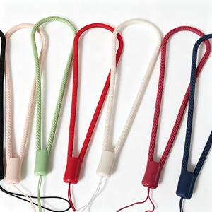 Silicone Party Gift Short Fried Dough Twists Hand <b>Rope</b> Luxury Anti Lose Wrist <b>Rope</b> Mobile Phone Lanyard - Product Image 4