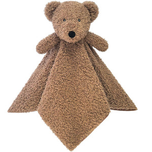 C005 Ours en peluche doux, couverture de sécurité en peluche, personnage en peluche, cadeau de naissance, cadeau de naissance pour bébé, couverture en peluche pour bébé - Product Image 1