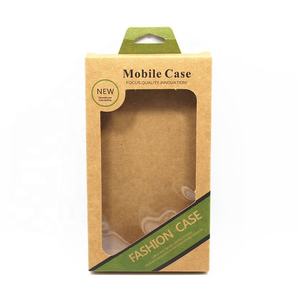 Boîte d'emballage en papier kraft avec fenêtre et boîte d'emballage électronique à <span class=keywords><strong>prix</strong></span> compétitif - Product Image 4