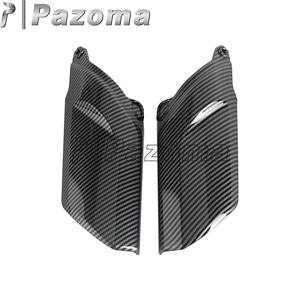 Protector de cubierta de horquilla de motocicleta, reemplazo directo, aspecto de carbono, <span class=keywords><strong>ABS</strong></span> duradero para KAWASAKI 2012-2016 - Product Image 4