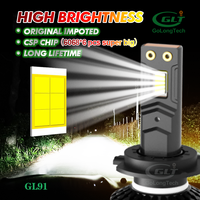 Ampoule de phare led, lumière Super brillante, e27, 35000LM, GL91 H8 H9 H11 H16 H7 H4 12V 24V 10-30V 150w 140w