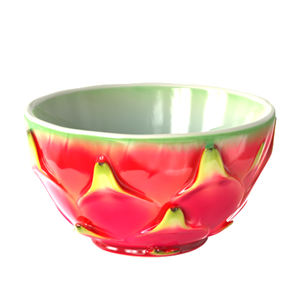 Comedouro de Cerâmica Artesanal em Formato de Fruta Exótica para Atacado – Tigela Durável e Resistente Personalizada para Espaços de Alimentação Estilosos de Animais de Estimação - Product Image 1