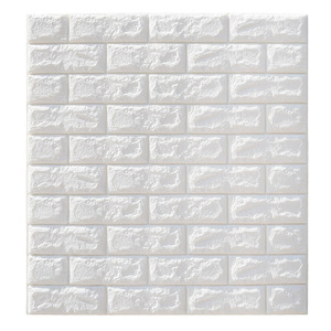 Panel de Pared 3D Autoadhesivo de Lujo, Ladrillo Decorativo de Espuma de Fibra de Poliéster Impermeable, Adhesivo Decorativo para Paredes <span class=keywords><strong>Interiores</strong></span>, para Renovación - Product Image 2