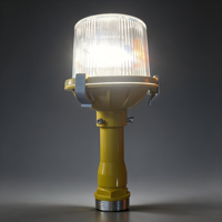 Lumière de bordure de piste bidirectionnelle à haute intensité 6,6A avec lampe halogène pour système d'éclairage aéroportuaire
