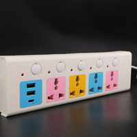 Prise multi-prises pour l'Asie du Sud-Est (Thaïlande, Laos, Myanmar, Vietnam, Malaisie) avec ports USB – Idéale pour l'e-commerce