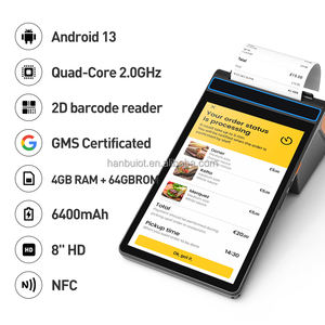 8-дюймовый мобильный кассовый аппарат SDK, портативное устройство на Android 14, <span class=keywords><strong>POS</strong></span>-терминал с поддержкой <span class=keywords><strong>3G</strong></span>, 4G, Wi-Fi, Bluetooth, сканером штрих-кодов, NFC, USB - Product Image 3