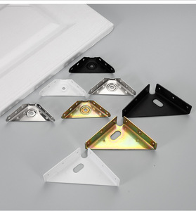Triangular Corner <b>Bracket</b> Multi-Color Thickened Steel 90 Degree Angle Brace for Cabinet Bed Shelf Furniture Support Hardware - Product Image 5