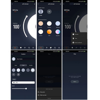 Variateur de lumière LED Wifi Tuya 12-24V, interrupteur de réglage de la luminosité pour bandes lumineuses monocolores, contrôleur LED compatible Alexa et Google Assistant