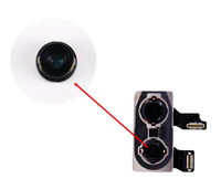 Pièces de caméra arrière à objectif bleu pour iPhone 15 14 13 12 11 Pro MAX 7 8 Plus X XS XR XSM Câble Mini-Flex pour réparation de caméra arrière
