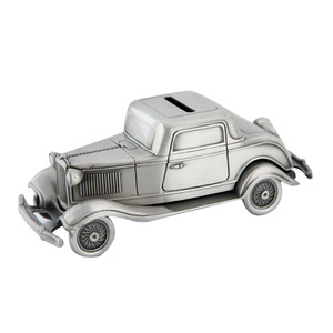 Artisanat en métal rétro voiture <span class=keywords><strong>tirelire</strong></span> Style européen créatif Vintage voiture épargne pot décoration de la maison ornements garçon cadeau - Product Image 1