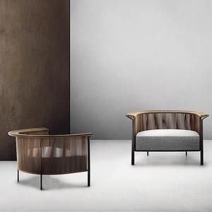 Conjunto de Muebles de Jardín de Mimbre de Estilo Nórdico, Mesa y Sillas de Bambú Impermeables Minimalistas para 2 Personas, Muebles de Balcón y Patio - Product Image 4