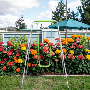 Balançoire durable pour enfants de jardin et de maternelle, ensemble de balançoire réglable pour enfants avec design antidérapant pour patio, cour arrière, divertissement en plein air - Product Image 4