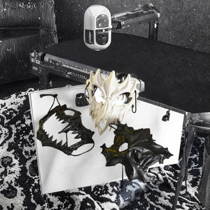 Maschere di Halloween in Plastica all'Ingrosso: Mostri, Tigre, Drago, Dio, Yaksha, Tengu, Teschio Terrificante, <span class=keywords><strong>Anime</strong></span> Giapponese, Maschera Integrale - Product Image 3