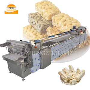 Maquinaria de alimentos Línea de producción de turrón Snack Automático Chakima Peanut Candy Cereal Bar Maker Peanut Brittle Machine - Product Image 1