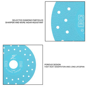 قرص قطع رفيع للغاية من حجر الصخر، شفرة منشار ماسية لقطع الرخام والزجاج والسيراميك، قرص جلخ وتلميع للأدوات - Product Image 4