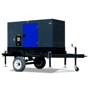 with EPA certificate 60hz 220v Trailer 25kva Parkins diesel generator with 404D-22G engine 20kw power generator for USA market