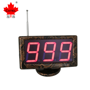 Máy Chủ LED Hiển Thị Nhận 433.92 Tần Số Gọi Điện Thoại Không Dây Hệ Thống Nút Gọi Bồi Bàn Với Nhà Hàng Thức Ăn Nhanh Máy Nhắn Tin - Product Image 4