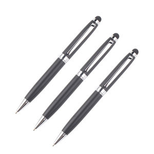 Cadeau personnalisé - Stylo tactile noir imprimé sur mesure - Product Image 1
