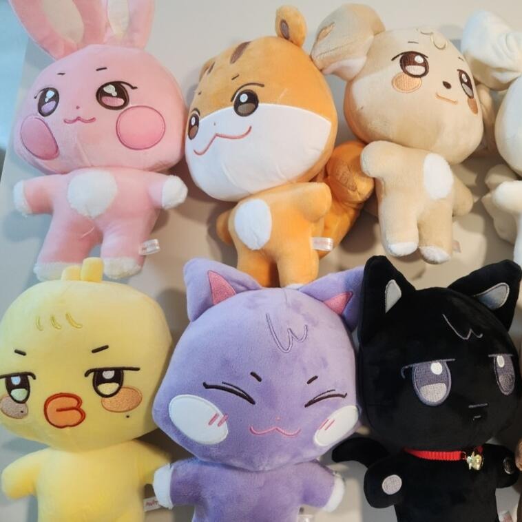 ATEEZ Aniteez Kawaii animali di peluche giocattolo decorazione della stanza coreana