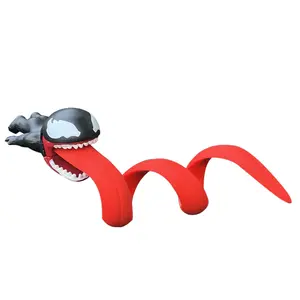 Aksesori dekorasi sepeda motor skuter listrik baterai Venom Mini ornamen liontin gantungan mobil boneka figur